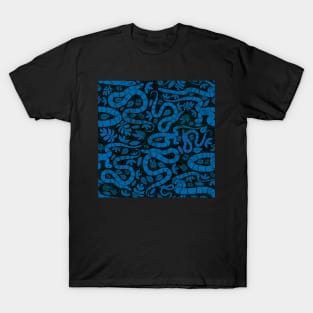 Snake block print T-Shirt